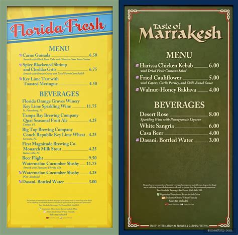 There is no recent news for this security. Menu Boards and Prices for 2018 Food Booths - Epcot Flower ...