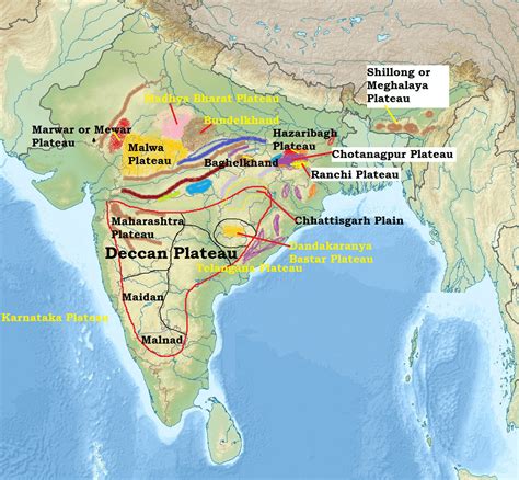 Indian Peninsular Plateau Deccan Plateau Upsc
