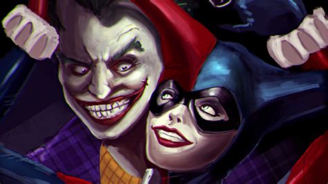 X Art Joker And Harley Quinn X Resolution Hd K