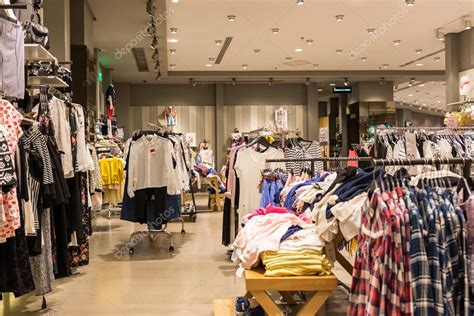 Interior Of A Clothing Store In Shopping Mall Stock Photo Download