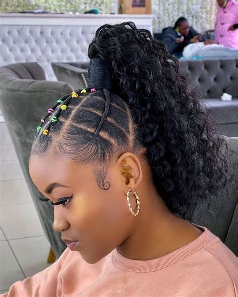 Gel Pondo Hairstyles For Black Ladies Kids Afro Pondo R150 Zumba Hair