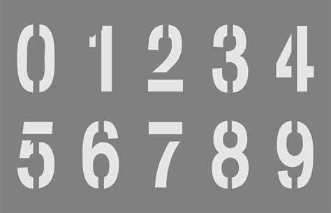 Printable 2 Inch Number Stencil 3 Stencils Printables - vrogue.co