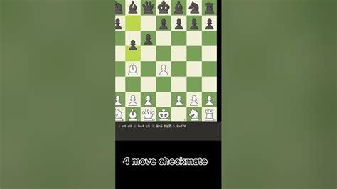 4 Move Checkmatechess Youtube