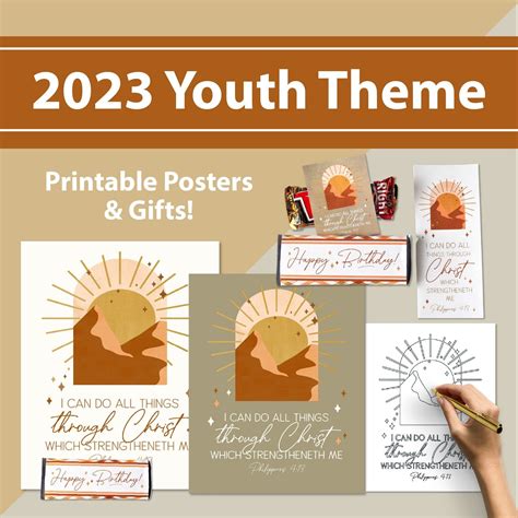 2023 Youth Theme 2023 Lds Youth Theme Posters And Ts Philippians