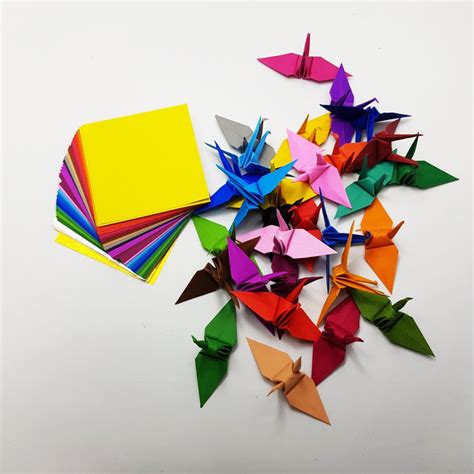 101 Origami Paper Sheets 31 Color 3x3 6x6 Inches Paper Pack Etsy