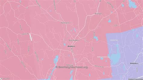 Woodbury Ct Political Map Democrat And Republican Areas In Woodbury