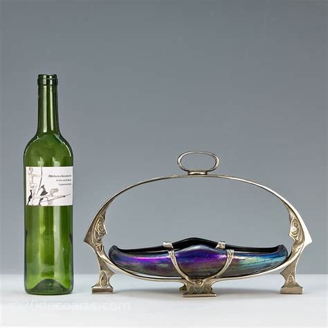 Kralik Art Nouveau Glass Bowl Bohemia 20th Century Decorative Arts
