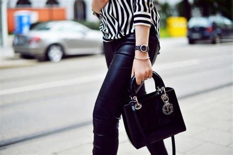 Inspiration Kayture Kristina Bazan Lady Dior Bag Travel Style Hanging Out Top Handle Bag