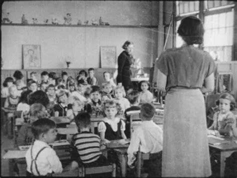 1950s School Stock Footage Video Shutterstock