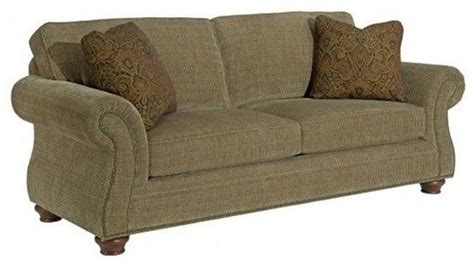 Broyhill Laramie Queen Sleeper Sofa And Loveseat In Olive Broyhill