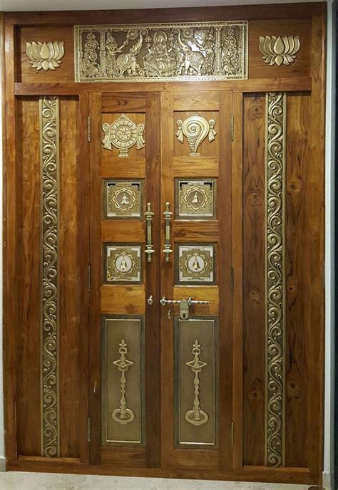 Famous Pooja Room Door Designs For South Indian Homes Ideas Oleh Oleh