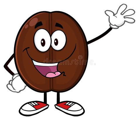 Cute Coffee Bean Cartoon Character Stock Illustrations 994 Cute