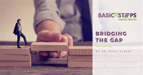 Bridging The Gap By Dr Scott Alpert Basic Steps Mental Health