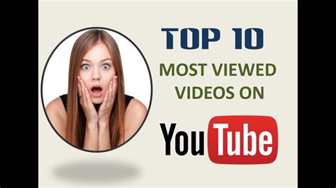 Top 10 Most Viewed Youtube Videos Most Watched Videos Of All Time