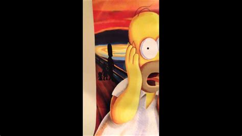 Homer Simpson The Scream Munch Youtube