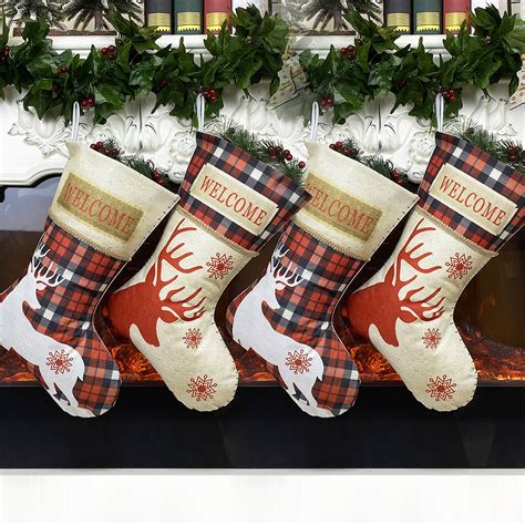 christmas stockings home décor ornaments and accents