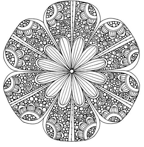 Sunflower Mandala Coloring Pages Coloring Pages