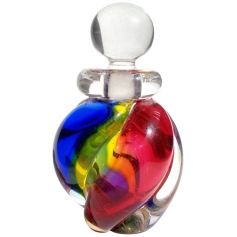 Seguso For Tiffany Murano Rainbow Art Glass Perfume Mar 25 2016