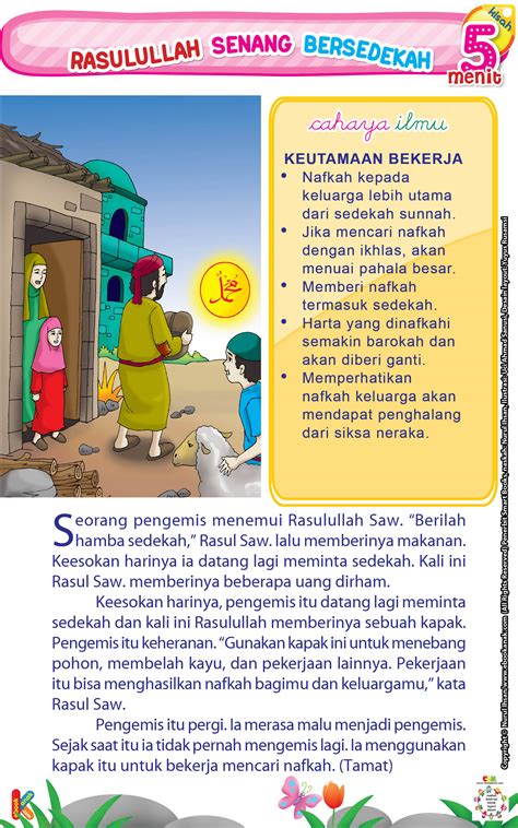 Abdullah (ayah), siti aminah (ibu) istri. Rasulullah Senang Bersedekah | Ebook Anak