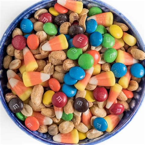 Candy Corn Snack Mix Best Halloween Snack Mix Recipe With Mandms