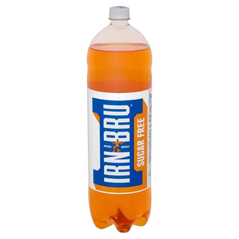 Irn Bru Sugar Free 2 Litre Bottle Orange And Fruit Flavoured