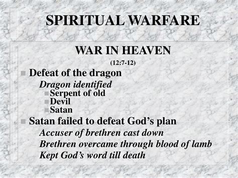 Ppt Spiritual Warfare Powerpoint Presentation Free Download Id4106786