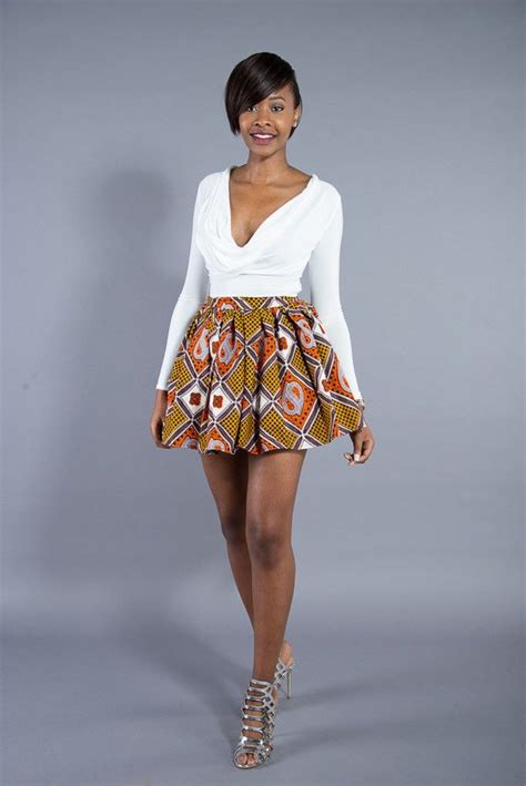 tara mini skirt african inspired clothing african fashion women african inspired fashion