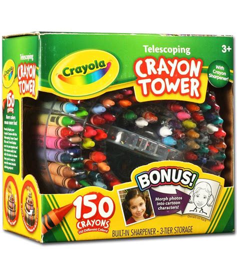 Crayola Telescoping Crayon Tower With 150 Colors Buy Online At Best