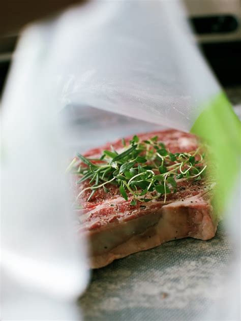 Sous Vide Rib Eye With Rosemary And Herb Seasoning Dad With A Pan
