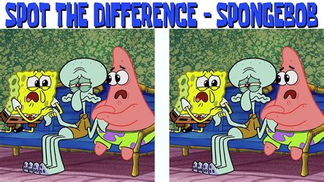 Spot The Difference Spongebob Squarepants Edition 001 Youtube
