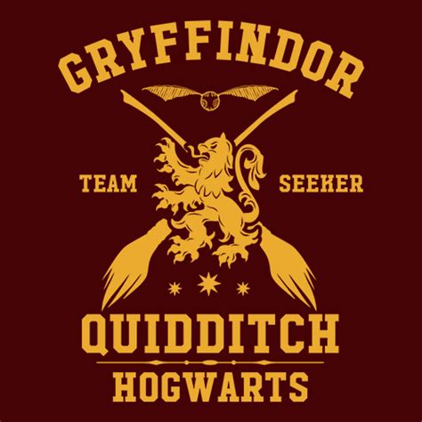 Gryffindor Seeker T Shirt Official Harry Potter Merchandise Redwolf