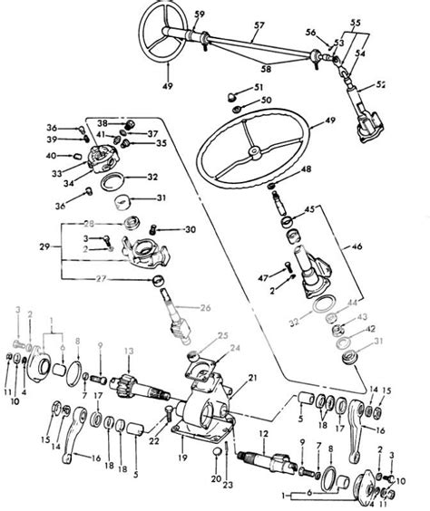 8n Ford Tractor Steering Gear Box Diagram Hanenhuusholli