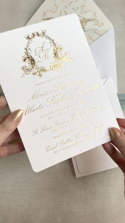 10 Elegant Wedding Invitation Card With Simple And Beautiful Designs