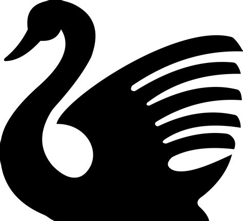 Swan Silhouette Clip Art At Free For Personal Use