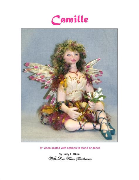 Camille A Flower Faerie Doll Pattern Etsy