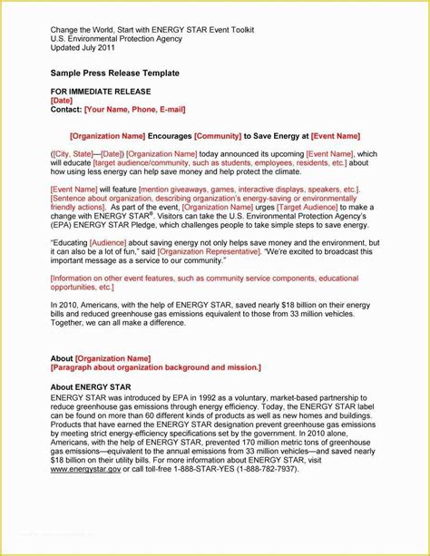 Free Press Release Format Template Of Press Release Templates Excel