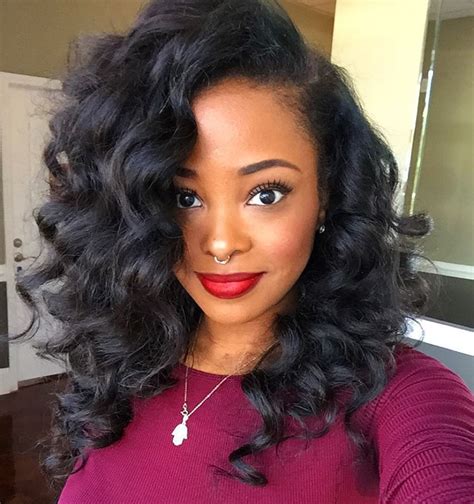 9 Outrageous Medium Curly Hairstyles For Black Females