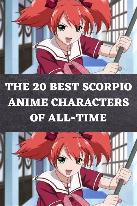 The 20 Best Scorpio Anime Characters Of All Time Artofit