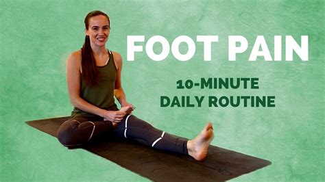 Min Yoga For Feet Follow Along Foot Stretch For Foot Pain Youtube