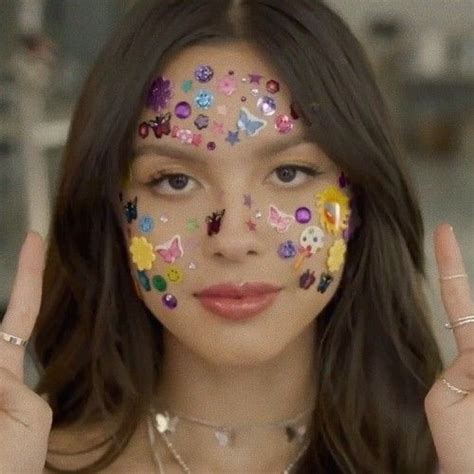 Olivia Rodrigo Icon In 2021 Olivia Her Music Carnival Face Paint