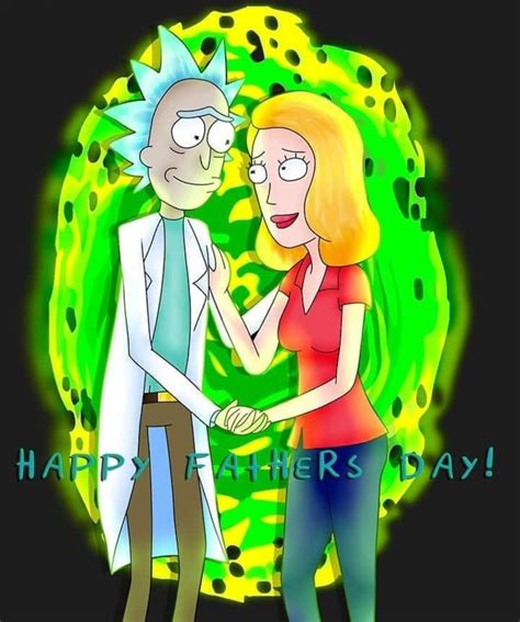 Rick And Morty X Happy Fathers Day Rick Morty Cartoon Happy