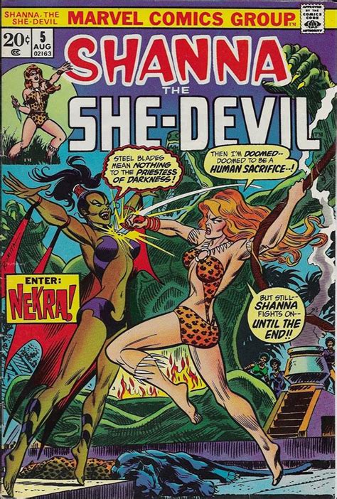 Shanna The She Devil 5 A Aug 1973 Comic Book By Marvel