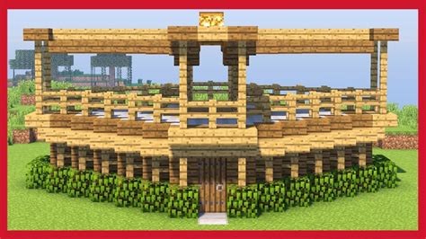 Minecraft Come Costruire Una Casa In Legno Youtube
