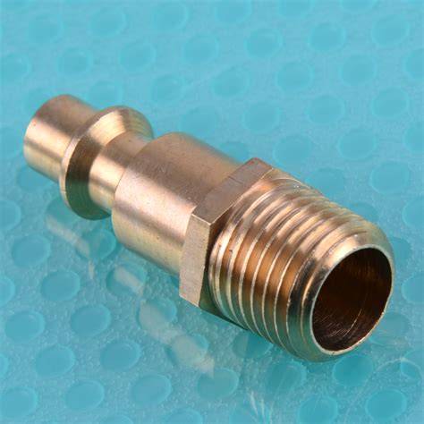 10x Industrial Solid Brass Air Fittings 14 Npt Male Type Connector