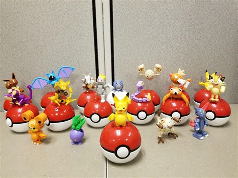 My Current Collection Of Pokémon Mega Construx Toys Set 1 Pikachu