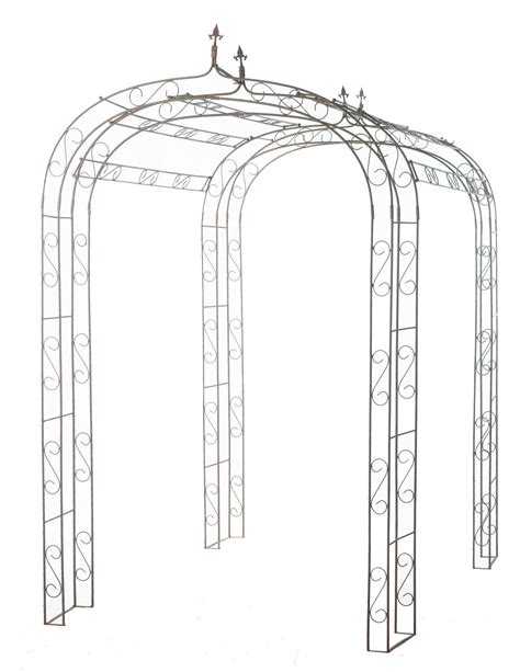 Our garden experts in vermont have been designing and perfecting our line of tomato cages, veggie & flower supports, and trellises since 1983. Rusty Metal Garden Arch Tunnel | Garden Ornamnents