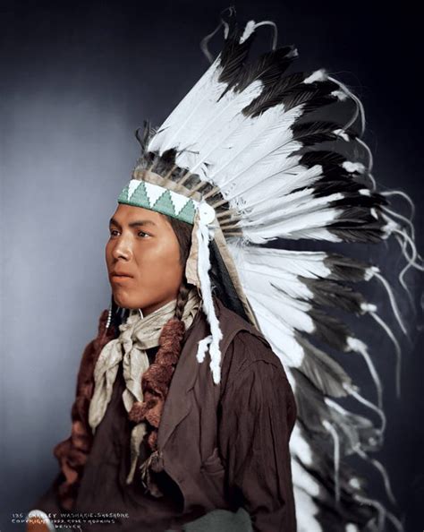 Rare Colorized Native American Images From The Past