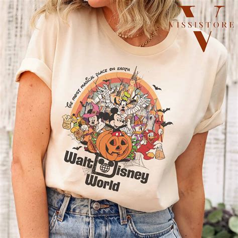 Vintage Walt Disney World Halloween Shirt Teeholly
