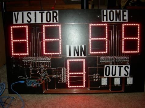 Diy Remote Controlled Electronic Scoreboard Using Led Strips Embedded Lab