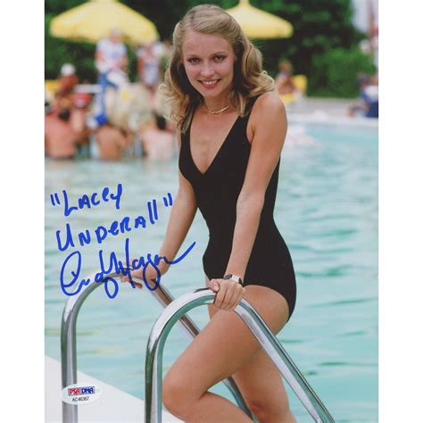 Cindy Morgan Signed Caddyshack X Photo Inscribed Lacey Underall Psa Coa Pristine Auction